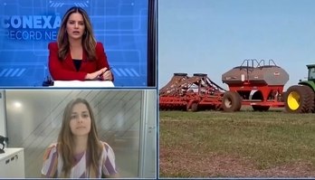 "Agropecuária contribuiu para o aumento do PIB no Brasil"; entenda (Reprodução/ Record News - 01 - 03 - 2024)